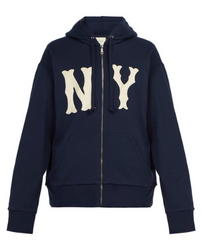 Men's Gucci "NY Yankees Edition" Patch Zip Hoodie